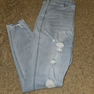 KanCan Light Blue Ripped Skinny Jeans